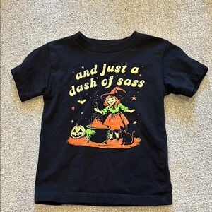Bella + Canvas Kids Black Witch T-Shirt